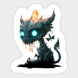 Mystical fantasy monster. Sticker